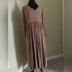 April Cornell Sage Floral Dress